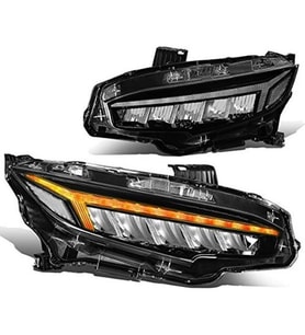 Auto Gp Honda Civic Fc5 Ön Far Lambası Matrix Ledli 2016+