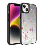 Apple iPhone 14 Kılıf Aynalı Desenli Kamera Korumalı Parlak Zore Mirror Kılıf Dallar