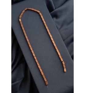 Hematit Doğal Taş Parlak Kahverengi Dikdörtgen Kesim 4x8mm Dizi [AA]