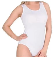 6 Adet Anıt Bayan Geniş Askılı Çıtçıtlı Body 4059 (Beyaz)
