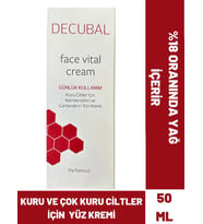 Decubal Face Vital  Kuru ve Hassas Ciltler İçin Ekstra Besleyici Krem 50 ml