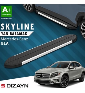 S-Dizayn Mercedes GLA X156 Skyline Aluminyum Yan Basamak 183 Cm 2013-2020 A+ Kalite