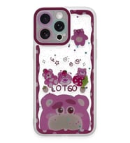 iPhone 14 Pro Kılıf Sweet Desenli Silikon Kapak - Pembe