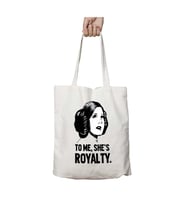 Princess Leia To Me Shes Royalty Star Wars iki Tarafı Kalıcı Baskılı Yıkanabilir Çanta