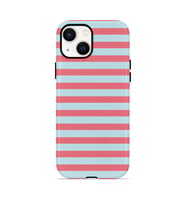 iPhone 15 Vorian Çift Katmanlı Kılıf Candy Horizon Stripe