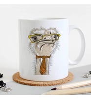 Wise Ostrich Tasarım Kupa Bardak