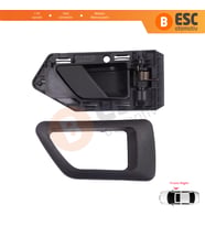 Citroen Berlingo MK1 1996-2011 Peugeot Partner MK1 1996-2015 İçin Ön Sağ Kapı İç Açma Kolu Siyah