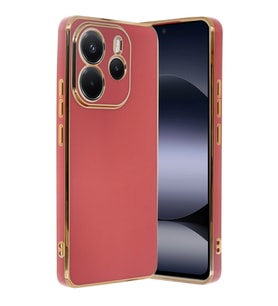 Xiaomi Redmi Note 14 4g Kılıf Volet Silikon - Kırmızı