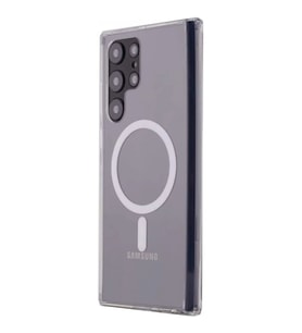 Galaxy S22 Ultra Kılıf Magneticsafe Şeffaf  - Şeffaf