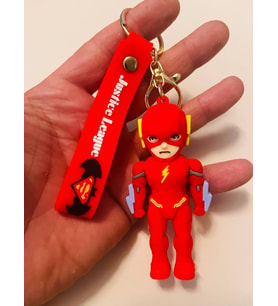 Justice League 3D Silikon Anahtarlık Karakter Çanta & Araba Süsü
