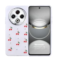 Microsonic TECNO Spark 30 4G Kılıf PrettyCharm Cherry (Kırmızı)