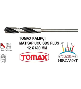 Tomax Sds Plus İnşaat Kalıpçı Matkap Ucu 12x600