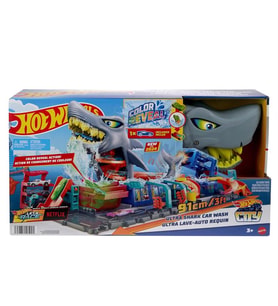Hot Wheels Muhteşem Köpek Balığı Araba Yıkama Oyun Seti HTN82