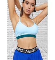 Nike Bra indy Light Support Sports Kadın Sporcu Sütyeni Mavi Bra Büstiyer