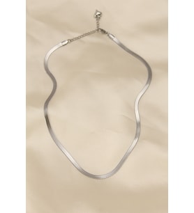 Northcity 316L Çelik İtalyan Zincir Model Kadın Kolye - 45 cm Silver (Dayanıklı ve Şık)