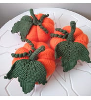 Bal Kabağı Amigurumi Organik Oyuncak