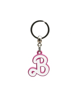 MACMUG BARBIEB LOGO BEYAZ METAL ANAHTARLIK - TEKLİ