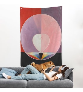 Hilma af Klint - Güvercinler Duvar Örtüsü - Doves-7284