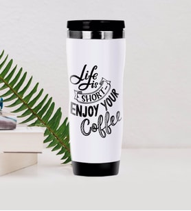 BK Gift Coffee Tasarımlı Çelik Termos Bardak-19