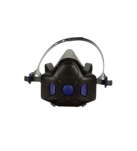 3M HF-802 Secure Click Yarım Yüz Orta Boy Solunum Maskesi (Çok Renkli)