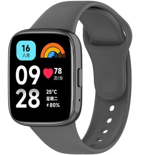 Xiaomi Redmi Watch 3 Active ile Uyumlu Klasik Zore Kordon – Koyu Gri