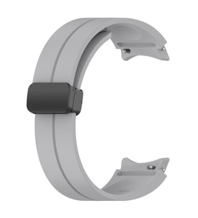 Samsung Galaxy Watch 4 40mm Uyumlu Kordon Silikon Metal Mıknatıslı Toka Zore KRD-84 Kayış