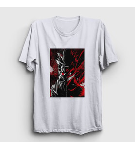Presmono Unisex Beyaz Wild Anime Naruto T-Shirt 134621tt (Beyaz)