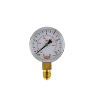 0-1 Bar Çap Ø63 Mm Arkadan Bağlantılı Kuru Tip Manometre