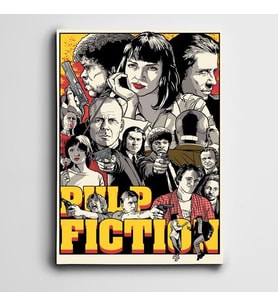 Pulp Fiction Mini Kanvas Tablo