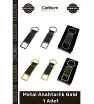 Özel Üretim Kurumsal Logolu Promosyon Lüks Dayanıklı Şık Tasarım Hediyelik Metal Anahtarlık Gold