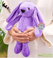 Pandamkee Özgüner Uyku Arkadaşım Tavşan 65 Peluş Tavşan (Lila)