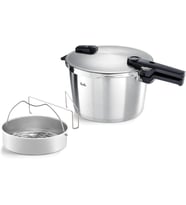 Fissler Vitaquick Premium 8 Litre Düdüklü Tencere + Buharda Pişirme Aparatı