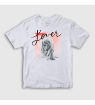 Presmono Unisex Çocuk Beyaz Lover Taylor Swift T-Shirt 311919tt
