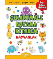 Çıkartmalı Boyama Hayvanlar