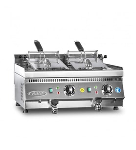 Pimak Elektrikli Fritöz 700 Seri 12 + 12 LT 80 x 70 x 85 (cm)