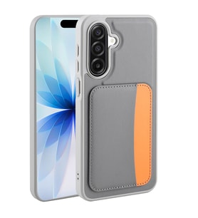 Samsung Galaxy A17 Uyumlu Kılıf Kartlıklı Zore X-Kart Silikon Kapak