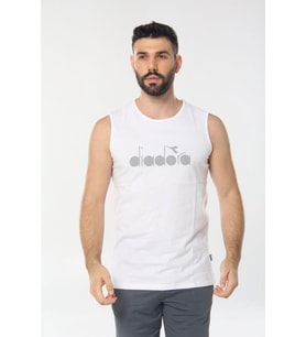 Diadora Therm Erkek Beyaz Kolsuz T-shirt - 1ATL01-BEYAZ