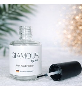 Glamour By Mia Acid-Free Primer (Asitsiz) – 15 ml, Almanya Menşeli, Kalıcı Oje & Protez Tırnak