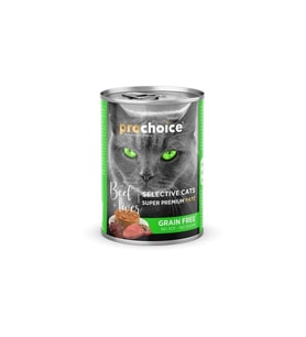 Pro Choice Selective Cat Biftek Ve Cigerli Kiyilmis Yetiskin Kedi Konservesi 400