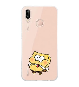 Huawei P20 Lite Uyumlu Baskılı Yumuşak Silikon Şeffaf Telefon Kılıfı