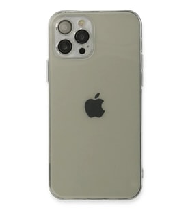 Newface Apple iPhone 12 Pro Kılıf Fly Lens Silikon - Şeffaf