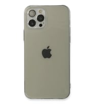 Newface Apple iPhone 12 Pro Kılıf Fly Lens Silikon - Şeffaf