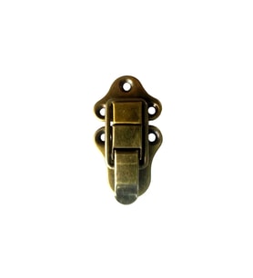 Northcity Sandık Klipsi Ön Kilit - 72x40mm Antik Ahşap Sandık Kapağı Kilidi