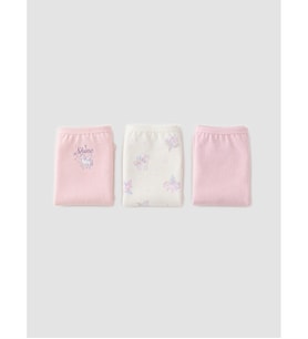 LCW Kids Pembe Desenli Kız Çocuk Külot 3'lü