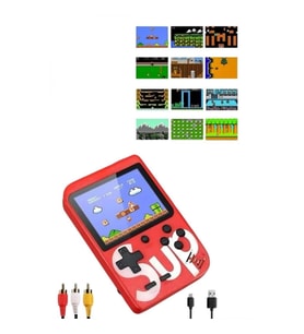 Mey İthalat® Nostalji Oyunlu Mini Atari Gamebox 400 Oyunlu El Atarisi