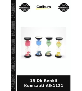 Özel Üretim Dekoratif Masaüstü Hediye Zaman Ölçer 15 Dk Renkli Kumsaati Alk1121