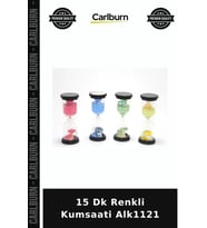 Özel Üretim Dekoratif Masaüstü Hediye Zaman Ölçer 15 Dk Renkli Kumsaati Alk1121