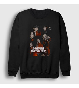 Presmono Unisex Siyah Band K Pop Dreamcatcher Sweatshirt 479281tt