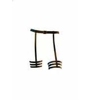 pilelistore Siyah Jartiyer Harness Deri Tokalı Bacak Aksesuarı - Brf129 (Haki)