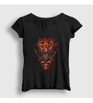 Presmono Kadın Siyah King Slayer T-Shirt 294812tt